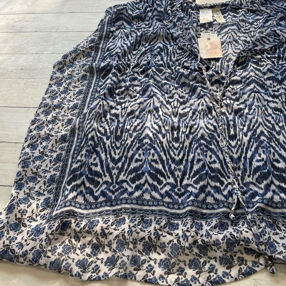 Jessica Simpson MOOD MULTI Surfers' Paradise Swim Cover Up, US Small - Picture 5 of 9